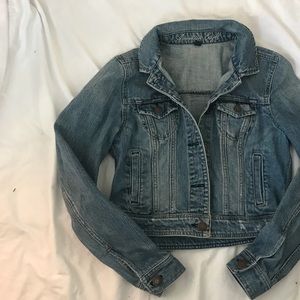 American Eagle Cropped Jean Jacket